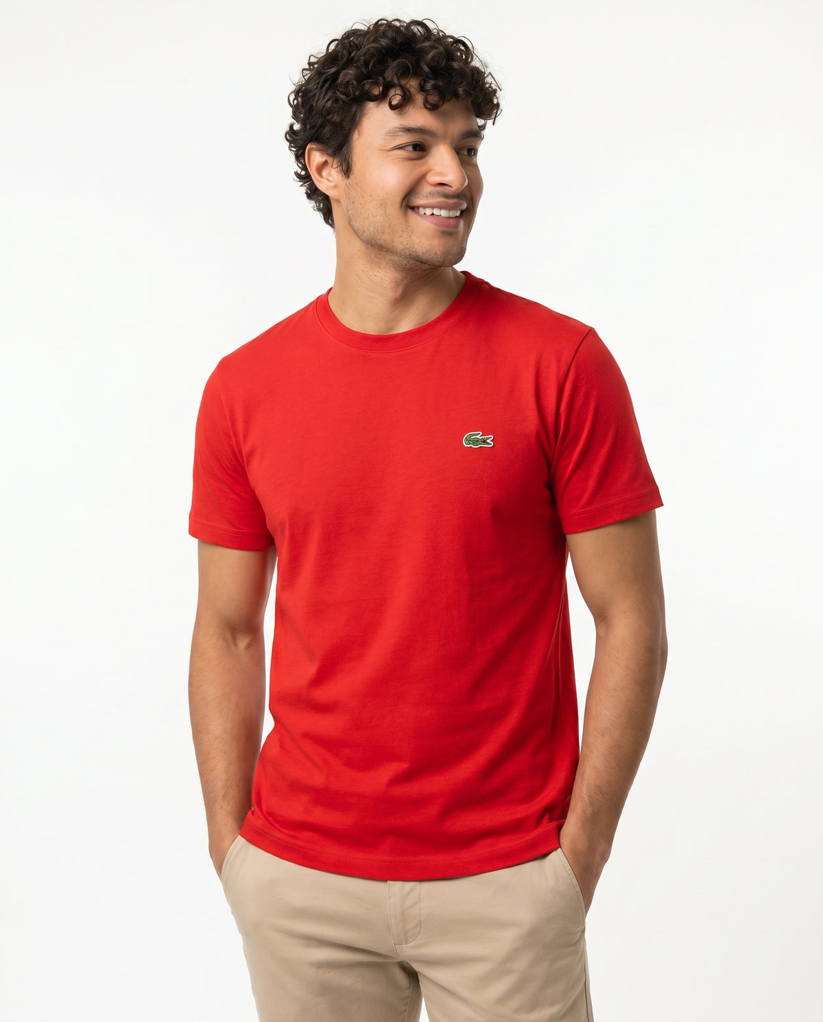 CAMISETA LCST ALGODÃO PIMA VERMELHO