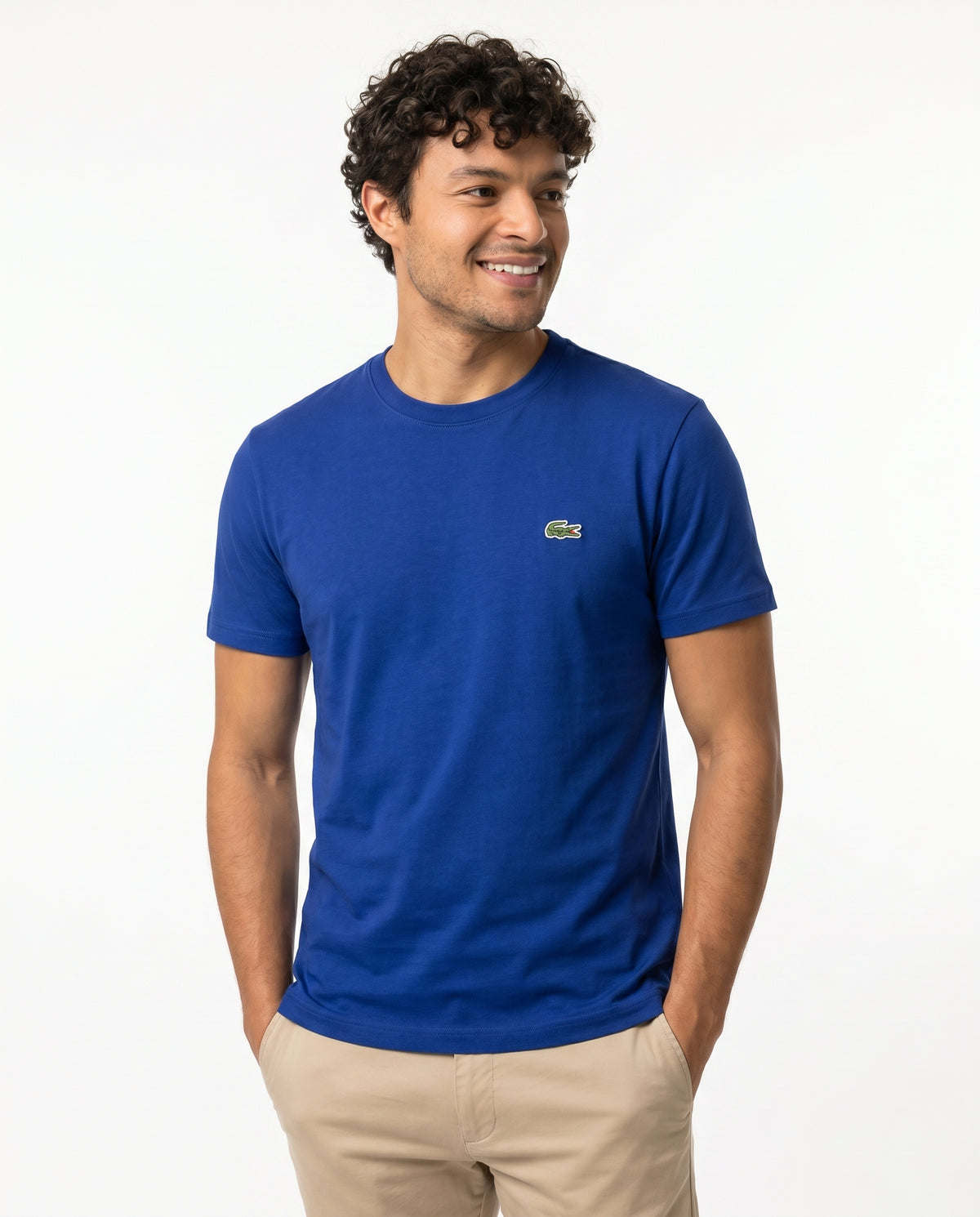 CAMISETA LCST ALGODÃO PIMA AZUL BIC