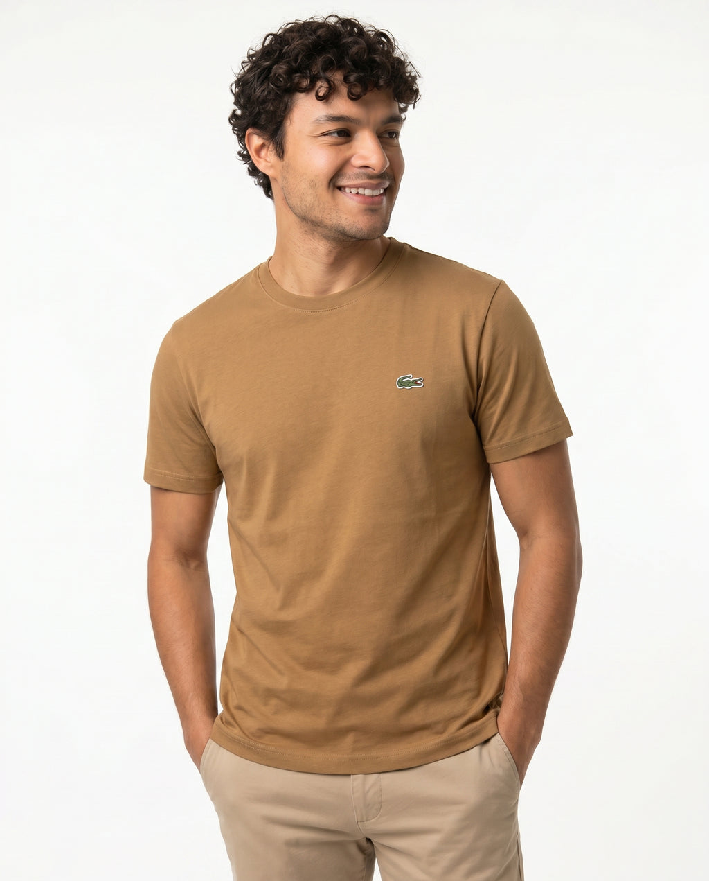 CAMISETA LCST ALGODÃO PIMA CAQUI