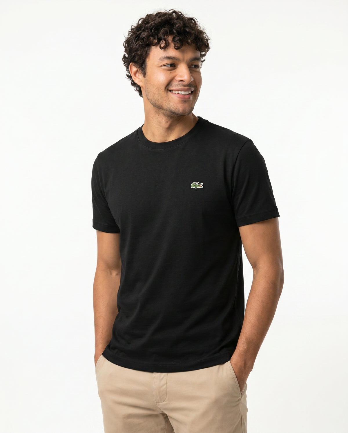 CAMISETA LCST ALGODÃO PIMA PRETO