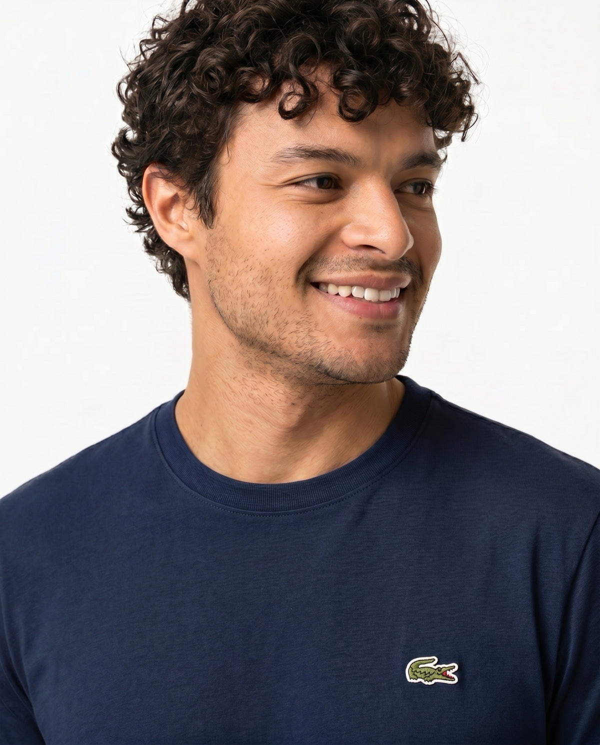 CAMISETA LCST ALGODÃO PIMA AZUL MARINHO