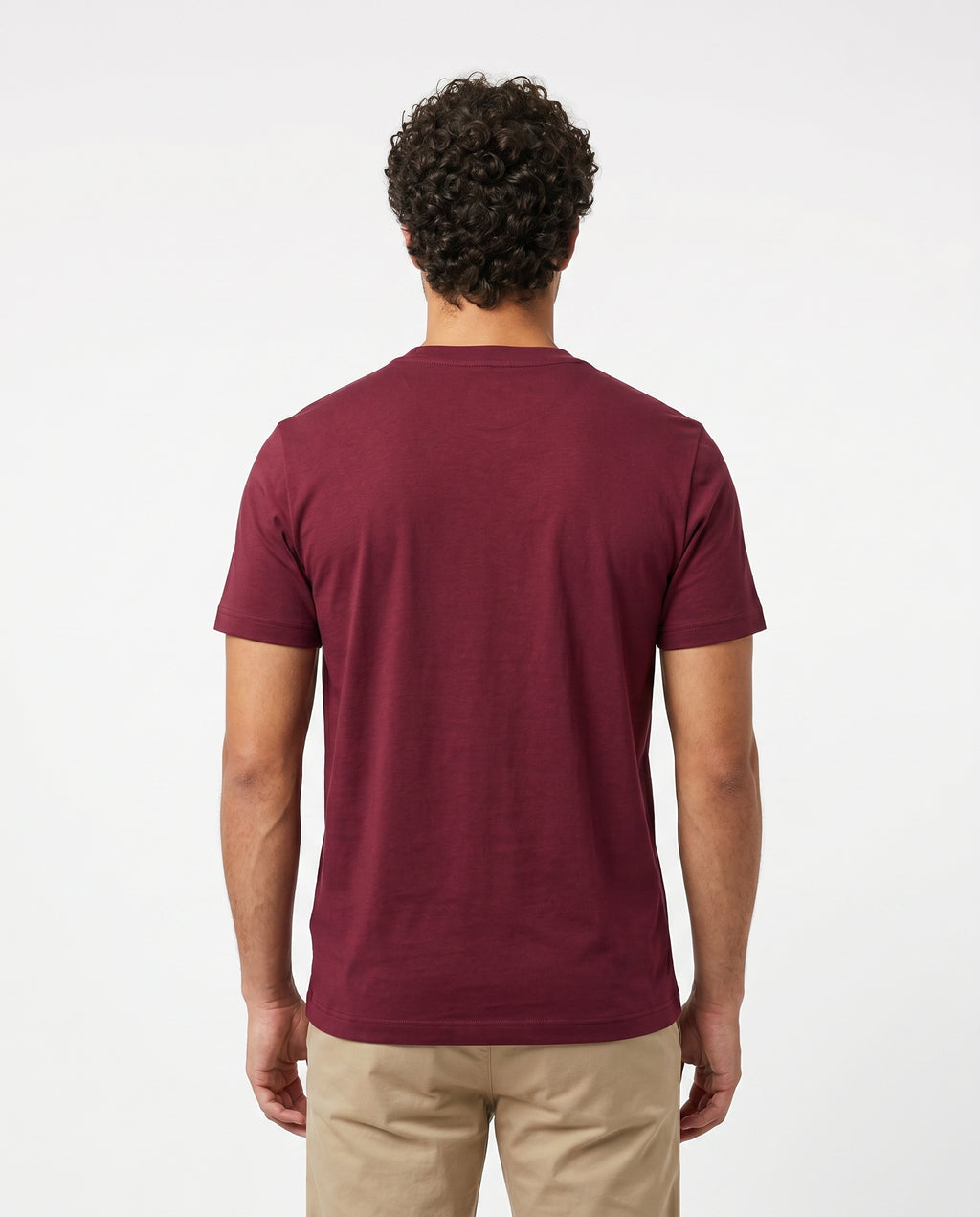CAMISETA LCST ALGODÃO PIMA VINHO